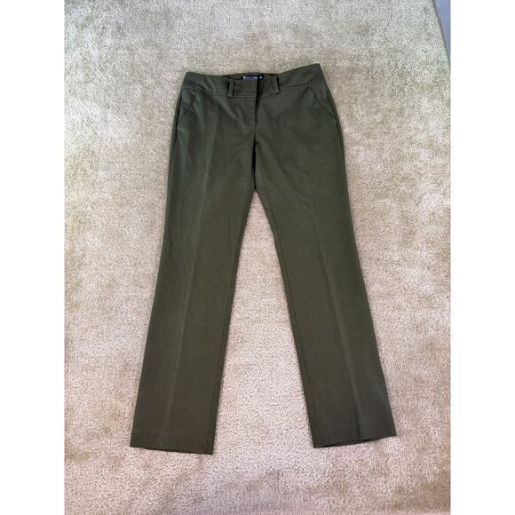 7th Avenue Design Studio New York & Company Women Olive Dress Pants Size 6 E200 - Picture 1 of 13